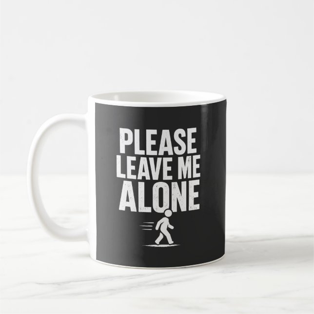 Lämna mig ifred kaffemugg (Vänster)