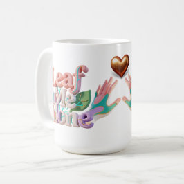 Lämna Mig Ifred Punny 3D-Text Kaffemugg
