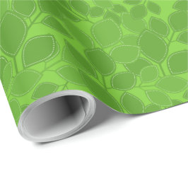 Lämna Mönster Wrapping Papper Presentpapper