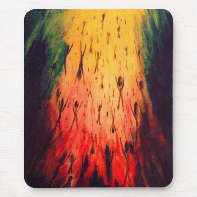 Lämna mörkret, träda in i ljuset musmatta (Framsidan)