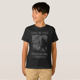 Lämna No Trace America National Parker Shirt T