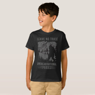 Lämna No Trace America National Parker Shirt T