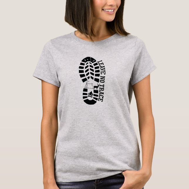 Lämna No Trace T Shirt (Framsida)