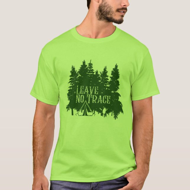 Lämna No Trace T-Shirt (Framsida)