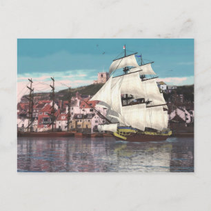 Lämna port vykort