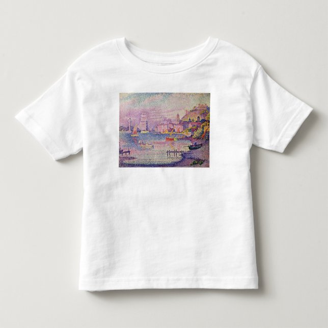Lämna porten av Sanktt-Tropez, 1902 Tee (Framsida)