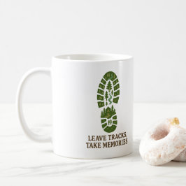 Lämna Tracks, ta minnen Kaffemugg