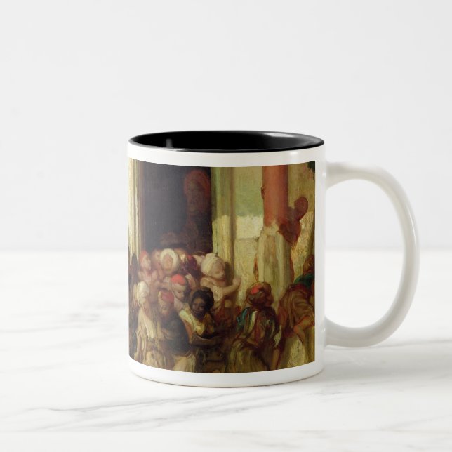 Lämna turken skola Två-Tonad mugg (Höger)