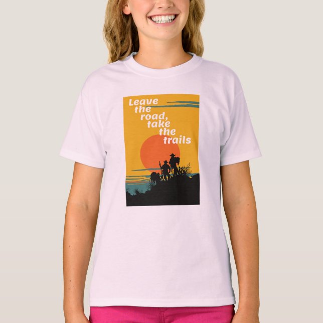 Lämna vägen, ta spårvägen. t shirt (Framsida)