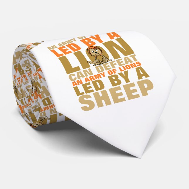 Lämnad av en Lejon Slips (Rullad)