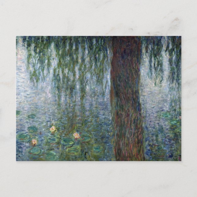 Lämnade Claude Monet | näckrostårpilar Vykort (Framsida)