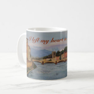 "Lämnade jag min hjärta i den Firenze" muggen Kaffemugg
