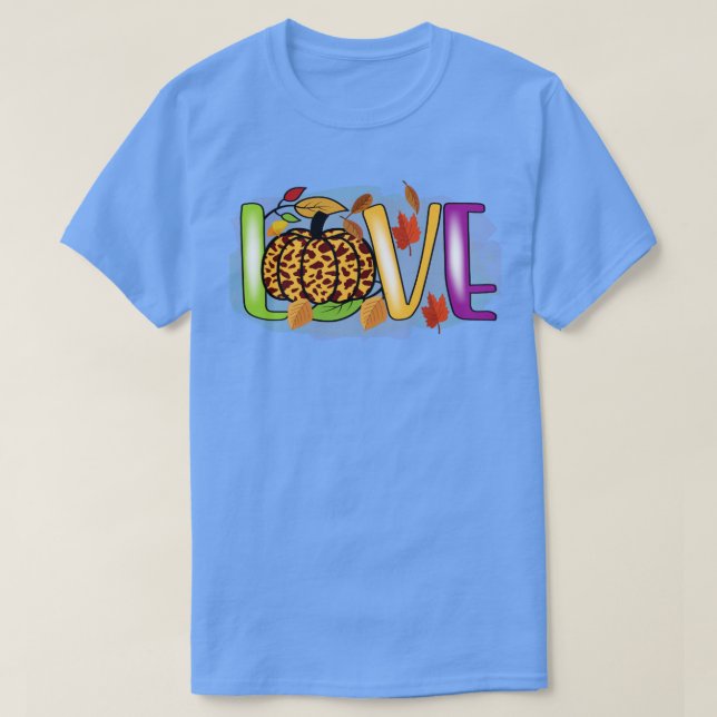 Lämnan Älskare under hösten är min favoritflod Fär T Shirt (Design framsida)