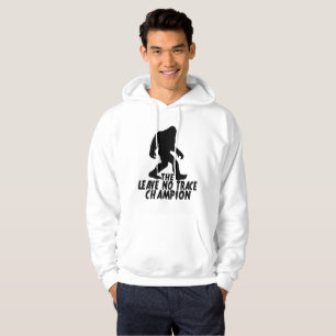 Lämnan No Trace Champion Funny Bigfoot Hoodie