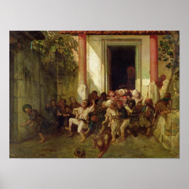 Lämnande av den turkiska skolan poster (Framsidan)