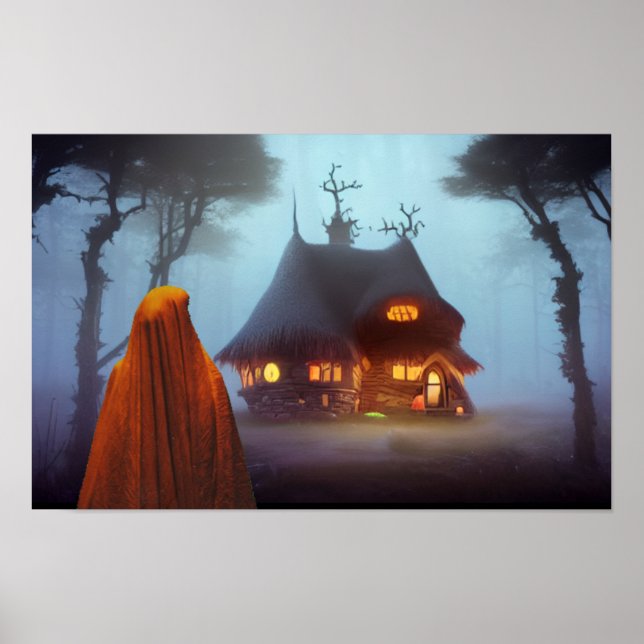 Lämnande av det hemsökta huset poster (Framsidan)