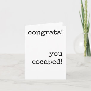 Lämnande av medarbetare, Sarkastic, Funny, Minimal Kort