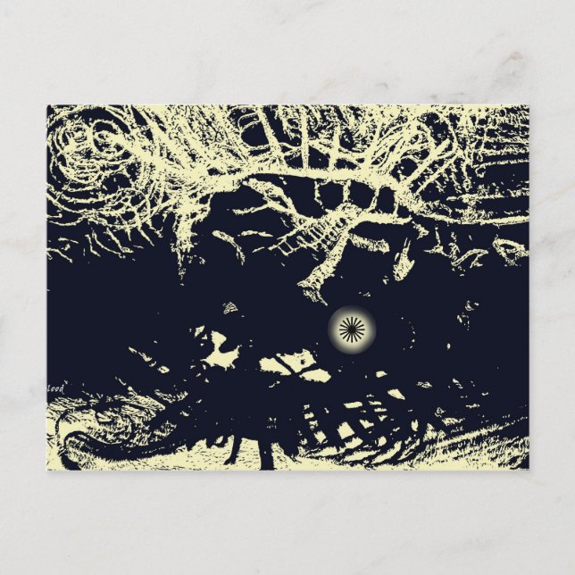 Lämnande av solljus vykort (Framsida)