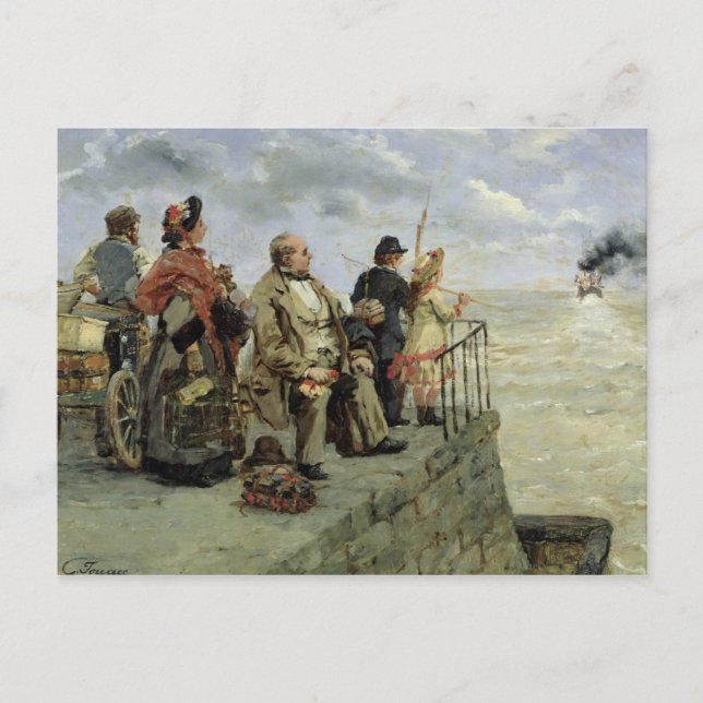 Lämnande för Jersey Vykort (Framsida)