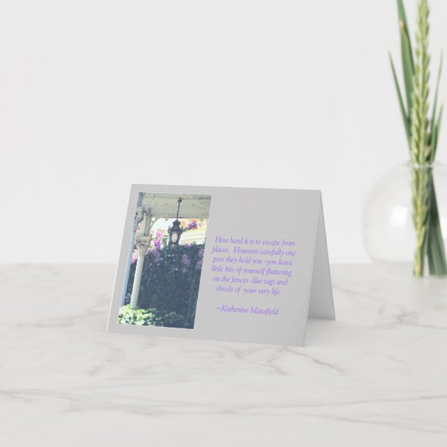 "LÄMNANDE STÄLLE"-OST OCH FOTOPORCH, PEELPA KORT (Framsida)