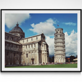 Lämnande Torn av Pisafotografi Poster