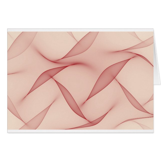 Lämnar Abstrakt art Hälsningskort (Framsidan Horizontal)