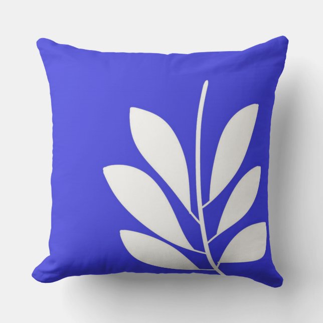 lämnar abstrakt art kudde (Framsida)