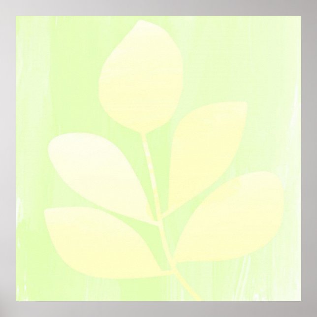 lämnar abstrakt art poster (Framsidan)