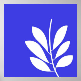 lämnar abstrakt art poster