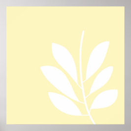 lämnar abstrakt art poster