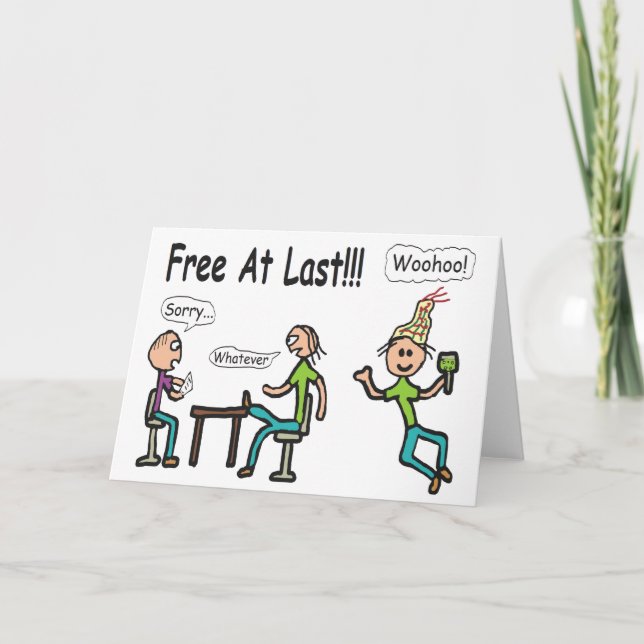Lämnar arbete kort (Framsida)