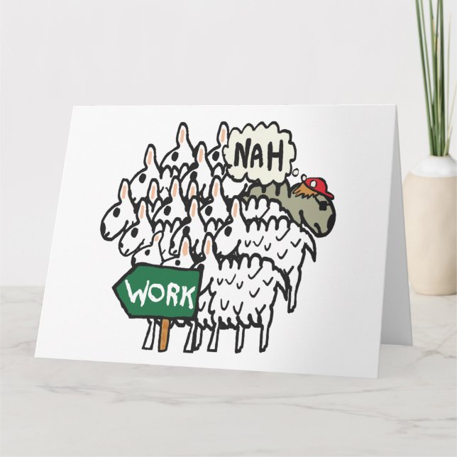 Lämnar arbete kort (Framsida)