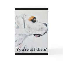 Lämnar Hund, boxer-kort