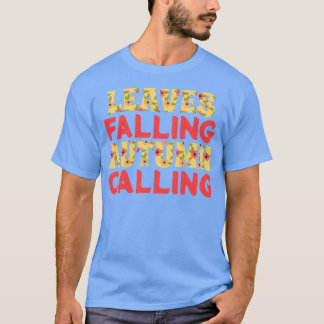 Lämnar sjunkande höstsamtal t shirt