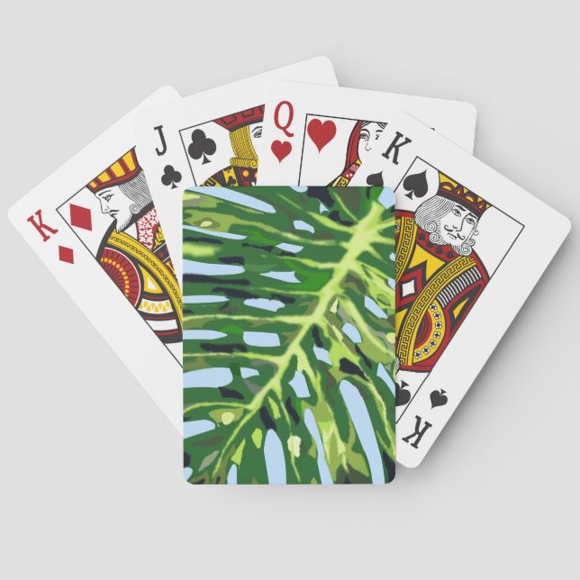 Lämnar uppspelningskort casinokort (Baksidan)