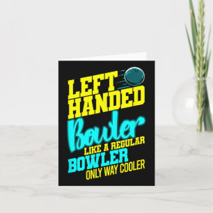 Lämnat Bowlareare Bowl Byll Humor Bowling Striker Kort