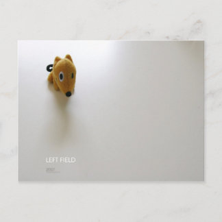Lämnat Fält-postkort Vykort