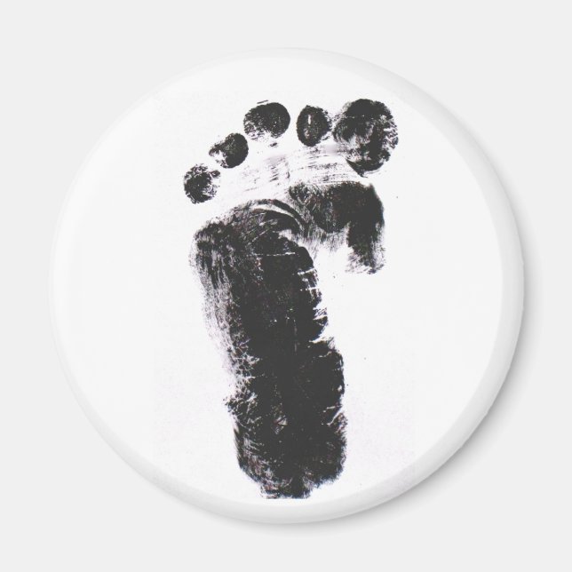 Lämnat fotavtryck magnet (Framsidan)