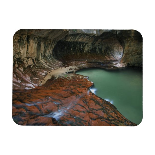 Lämnat gaffel | Zion National Park, Utah Magnet (Horisontell)