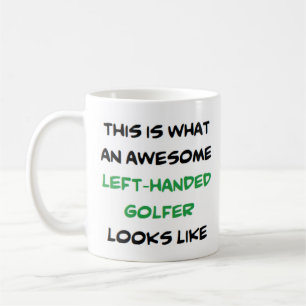 lämnat golfer, fantastisk kaffemugg