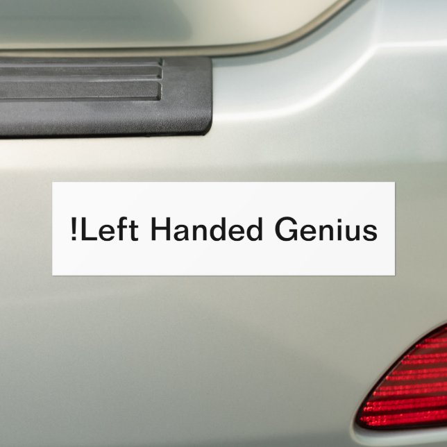 ! Lämnat handed Genius Bildekal (På Bil)
