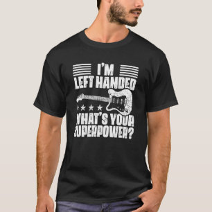 Lämnat Handed Guitarist U2013 Musical Instrument G T Shirt