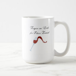 Lämnat handed Vin & Coffee Lovers Mug Kaffemugg
