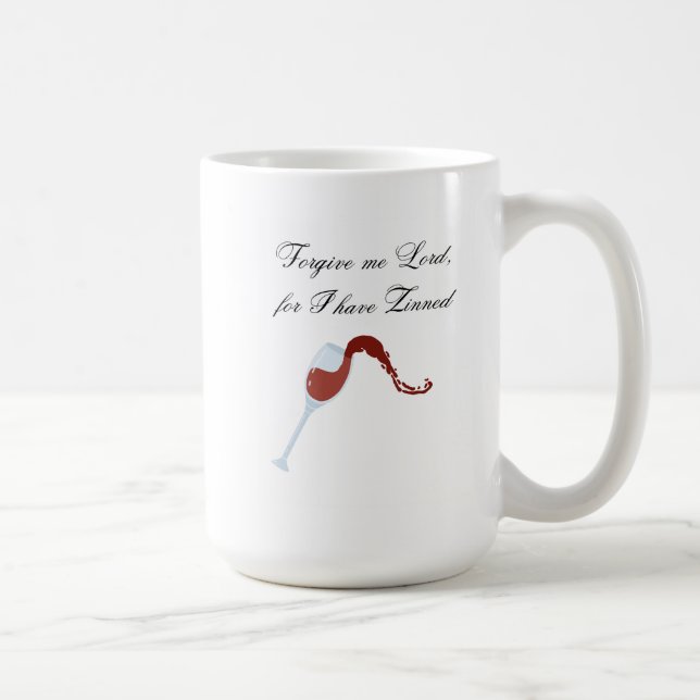 Lämnat handed Vin & Coffee Lovers Mug Kaffemugg (Höger)