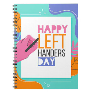 Lämnat Handers Day Anteckningsbok