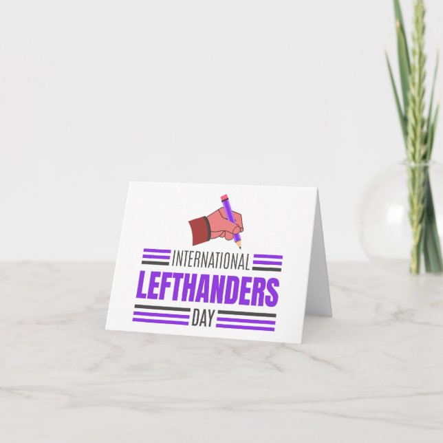 Lämnat Handers Day Helgkort (Framsida)