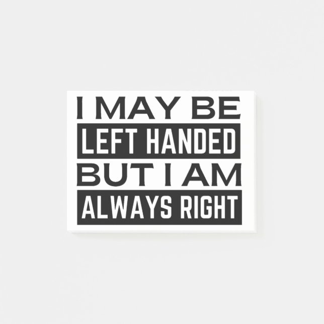 Lämnat Handers Post-it Block (Framsida)