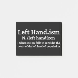 Lämnat Handers Post-it Block