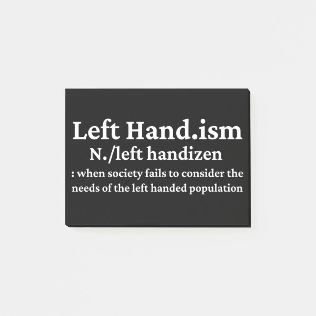 Lämnat Handers Post-it Block (Framsida)