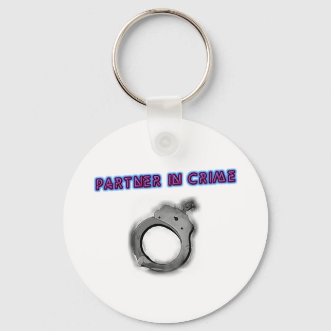 Lämnat handkloff för partner i brott nyckelring (Framsida)